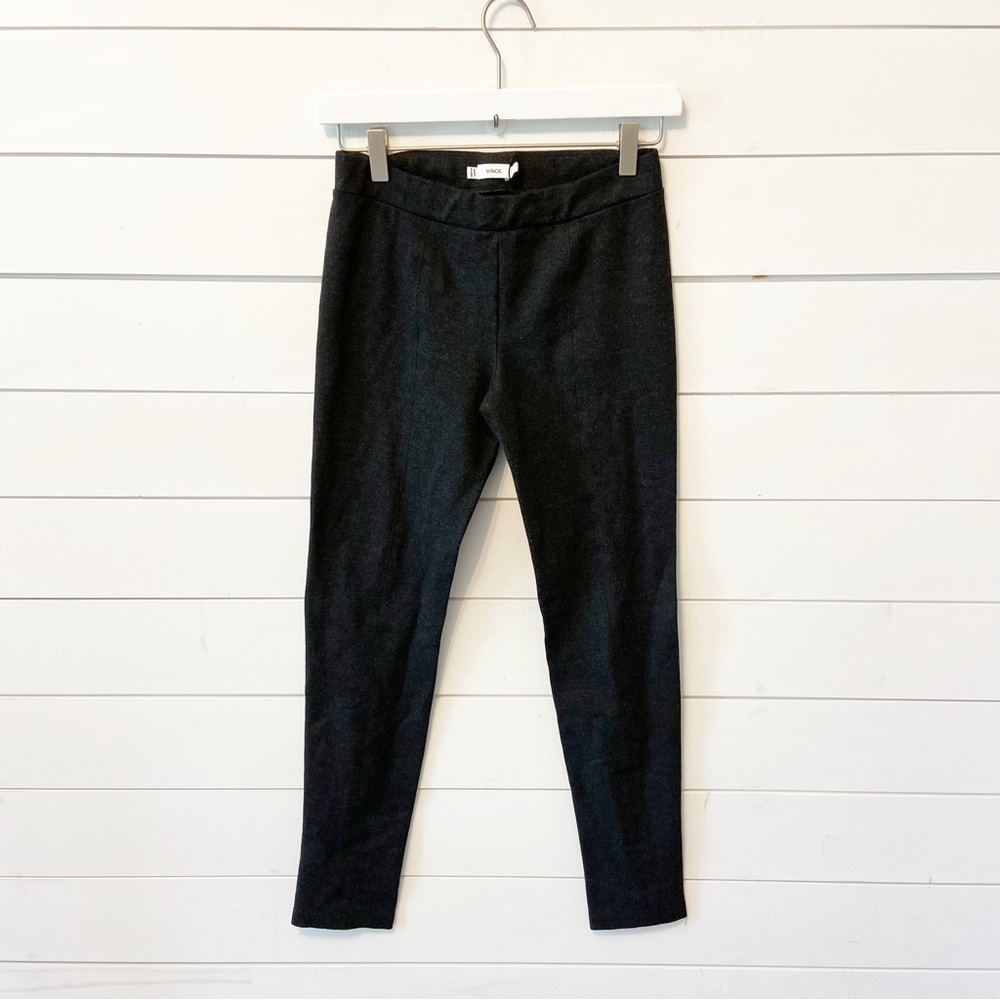 Vince. | Dark Gray Stretch Leggings Size Small Petite